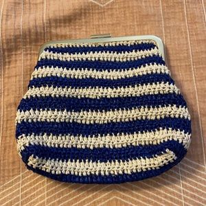 Clare V Striped Clutch